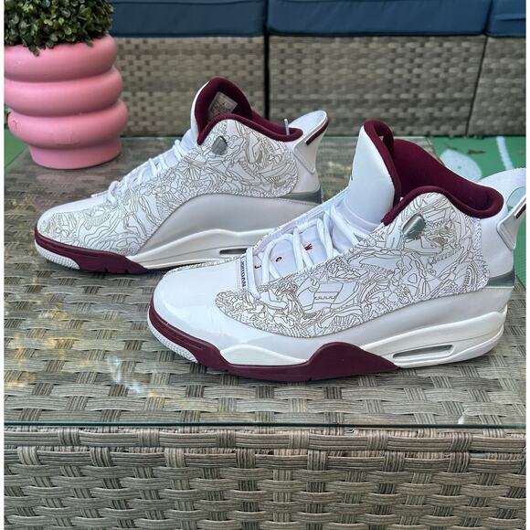 Nike Other - Air Jordan Dub Zero “Bordeaux / White” – Size 10.5 (311046-165